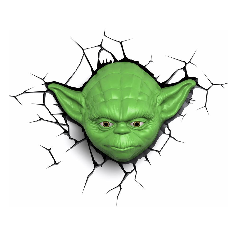Star Wars 3D LED Light Yoda 21 cm