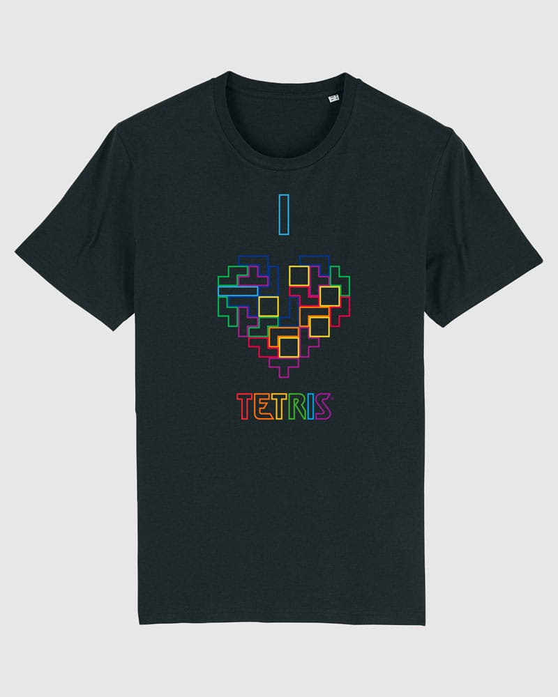 Tetris T-Shirt I Love Tetris Size M