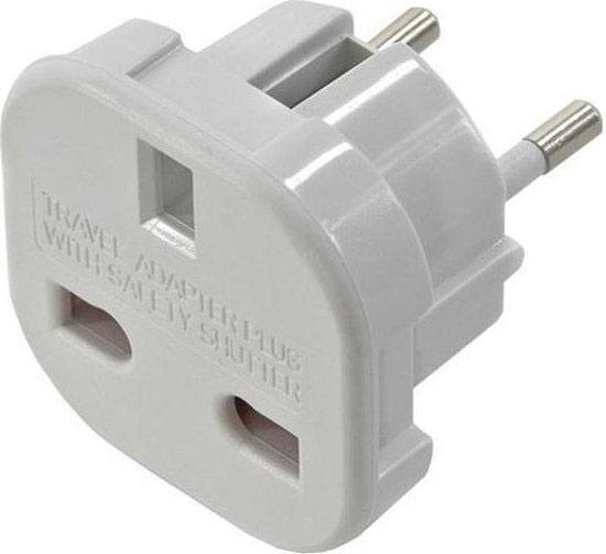 Power Plug Adapter UK -> EU