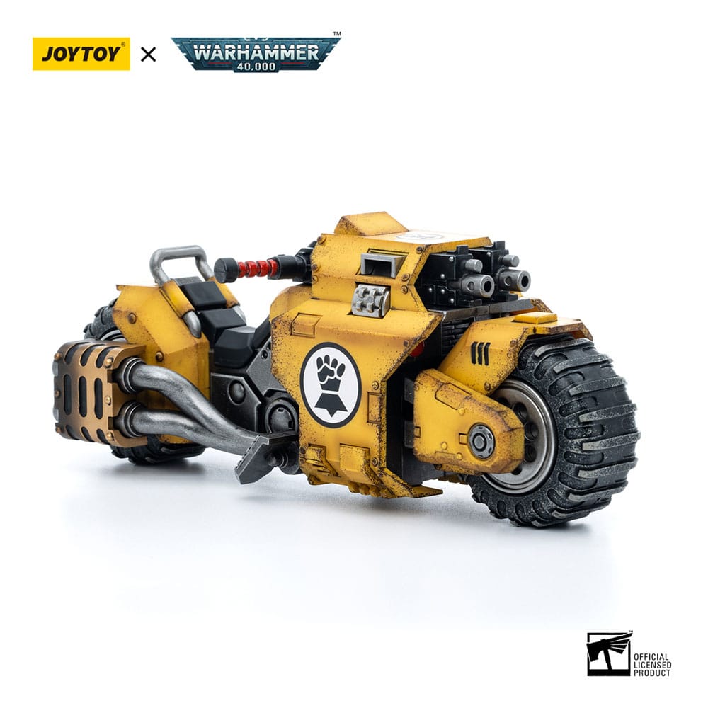 Warhammer 40k Vehicle 1/18 Imperial Fists Raider-pattern Combat Bike 22 cm