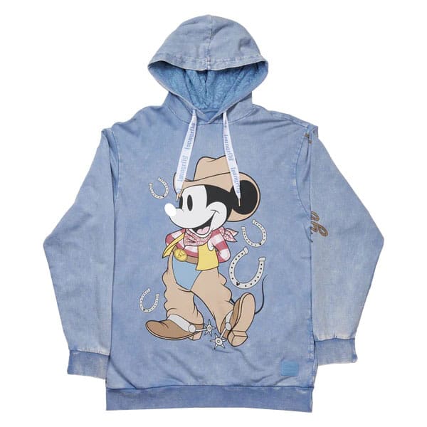 Disney by Loungefly Hoodie Sweater Unisex Western Mickey Size S