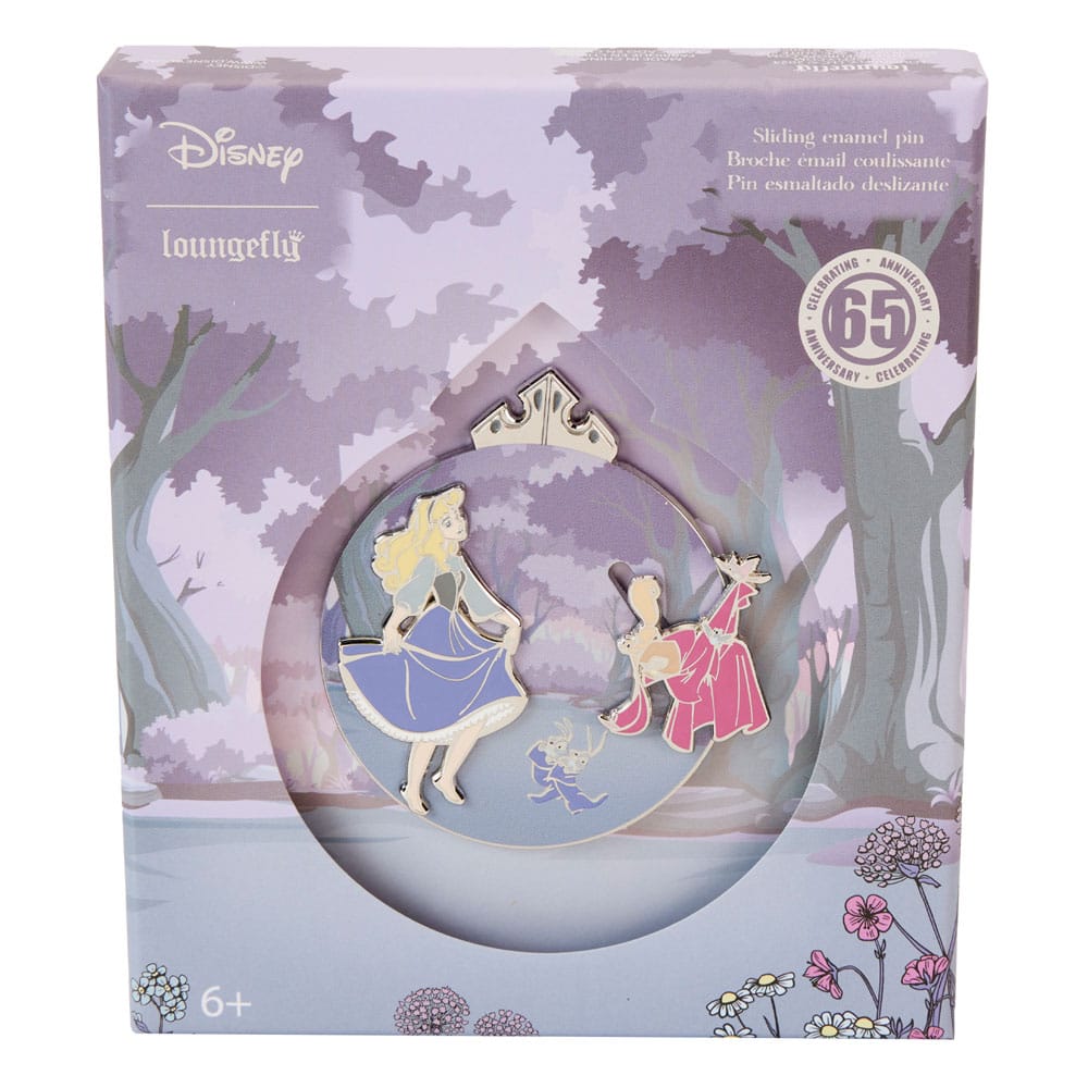 Disney Enamel 3 Pins Sleeping Beauty 65th Anniversary 3 Collector Box Assortment (12)