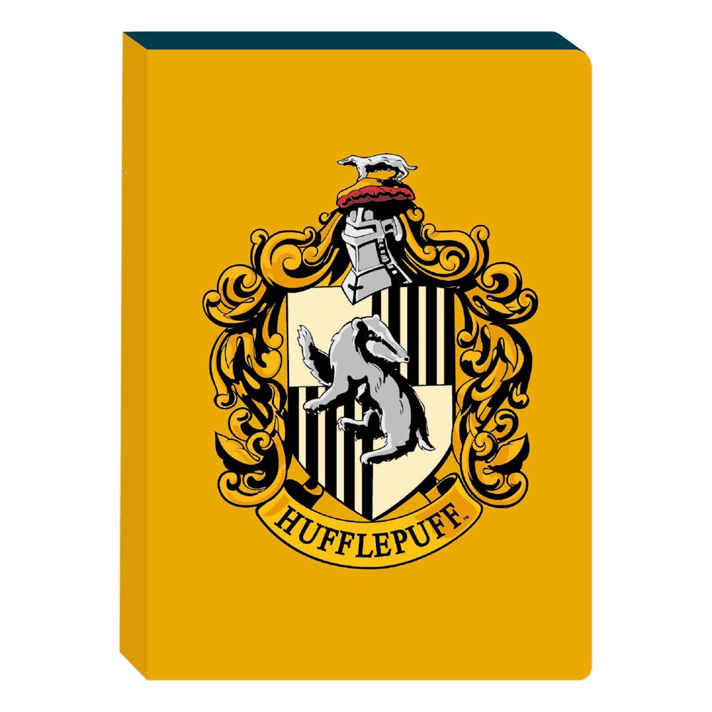 Harry Potter Notitieboek Soft A5 Hufflepuff Geel