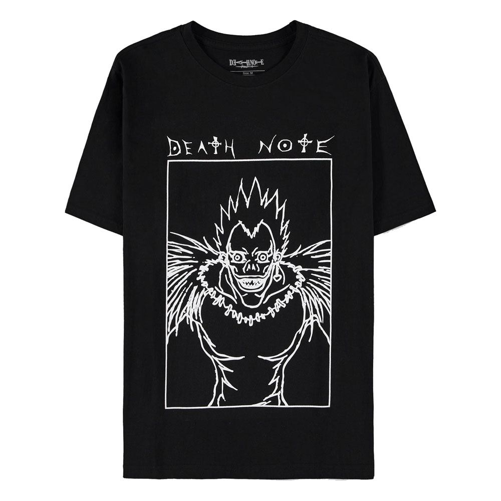 Death Note Heren Tshirt -L- Ryuk Graphic Zwart
