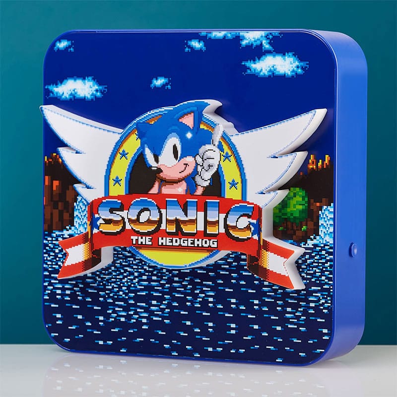 SEGA - Sonic the Hedgehog - 3D Bureaulamp / Wandlamp