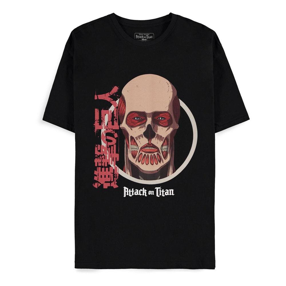 Attack On Titan Heren Tshirt -S- Colossus Titan Zwart