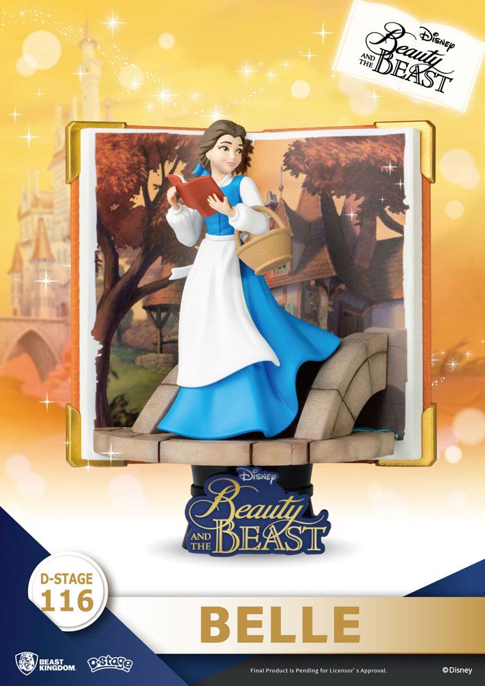 Beast Kingdom - Disney - Diorama-116 - Verhalenboekenserie - Belle - 13cm