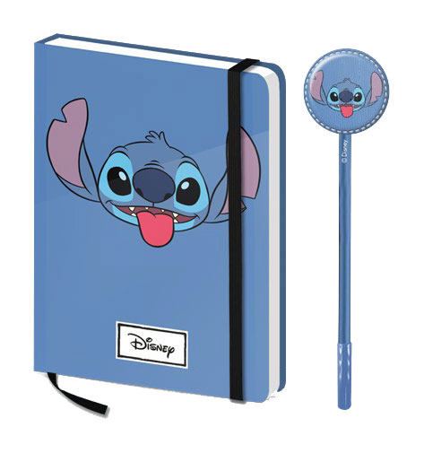 Lilo & Stitch Notebook with Pen Gift Set Stitch Face