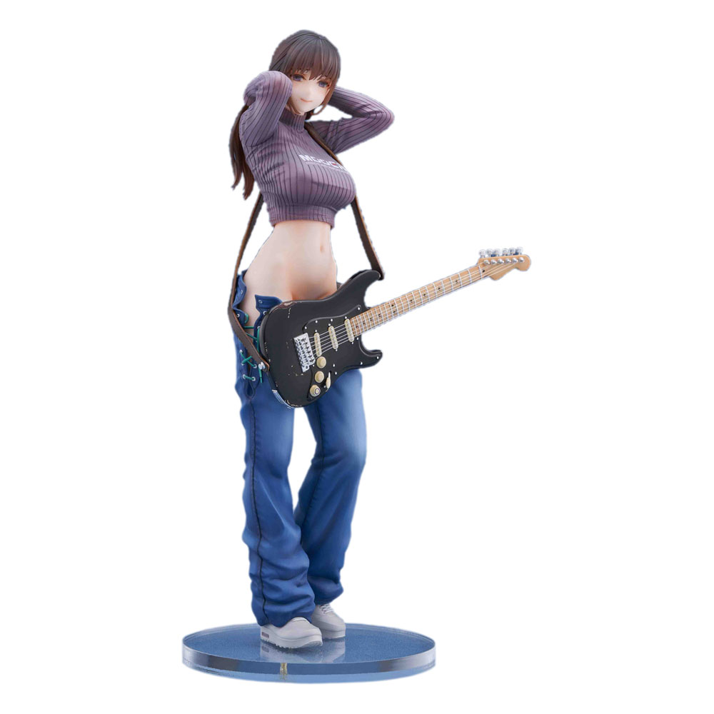 Original Character PVC 1/7 Guitar Girl Illustrated by Hitomio16 25 cm
