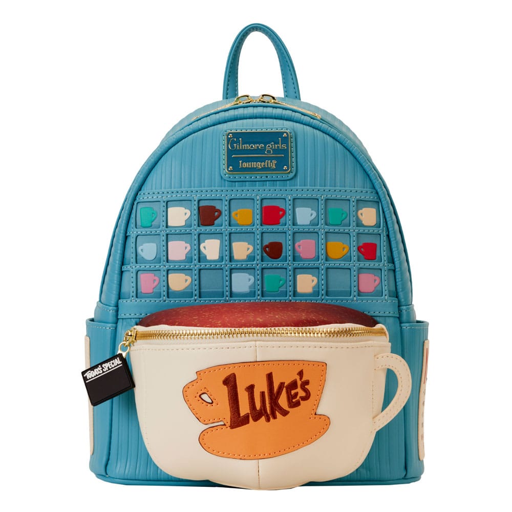 Warner Bros by Loungefly Mini Backpack Gilmore Girls Lukes Diner Domed Coffee Cup