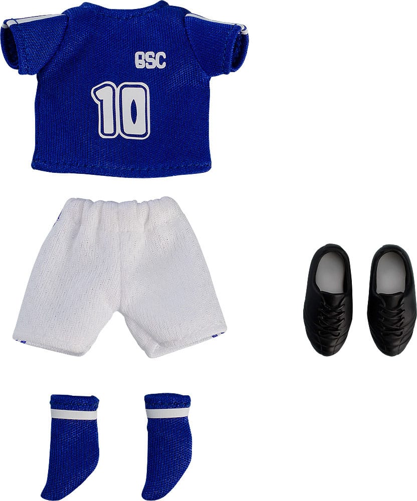 Original Character Parts for Nendoroid Doll Figures Outfit Set: Soccer Uniform (Blue)