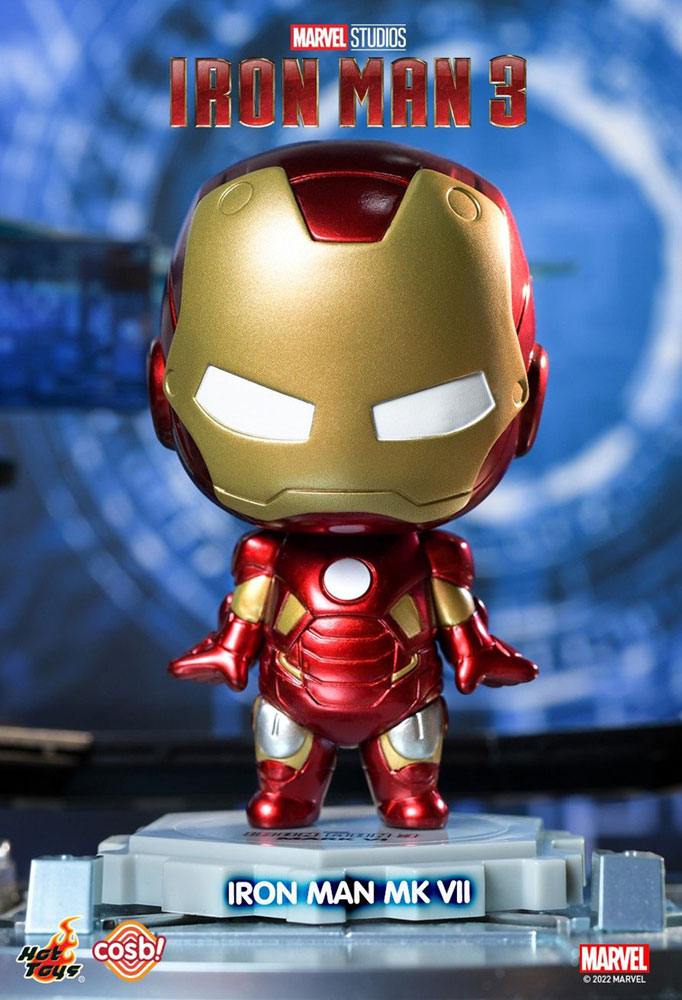 Iron Man 3 Cosbi Mini Figure Iron Man Mark 7 8 cm