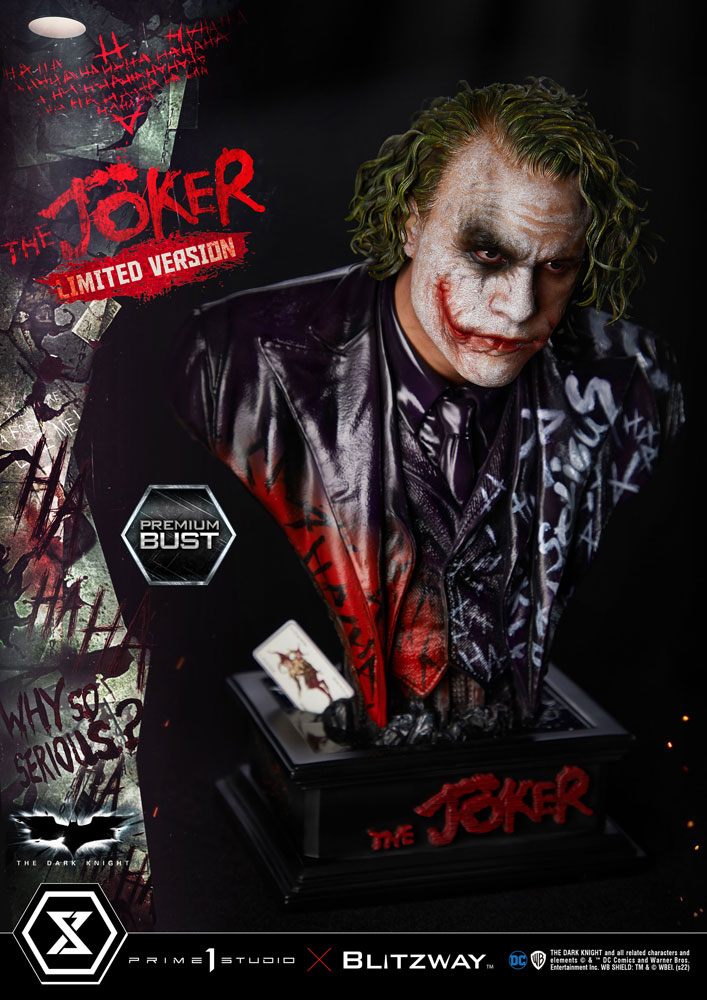 The Dark Knight Premium Bust The Joker Limited Version 26 cm