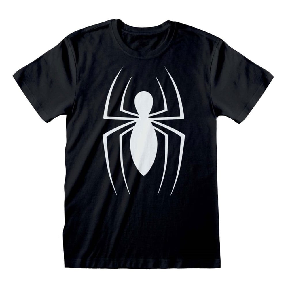 Marvel - Spider-Man - Klassiek Logo - Unisex T-Shirt - Zwart - S
