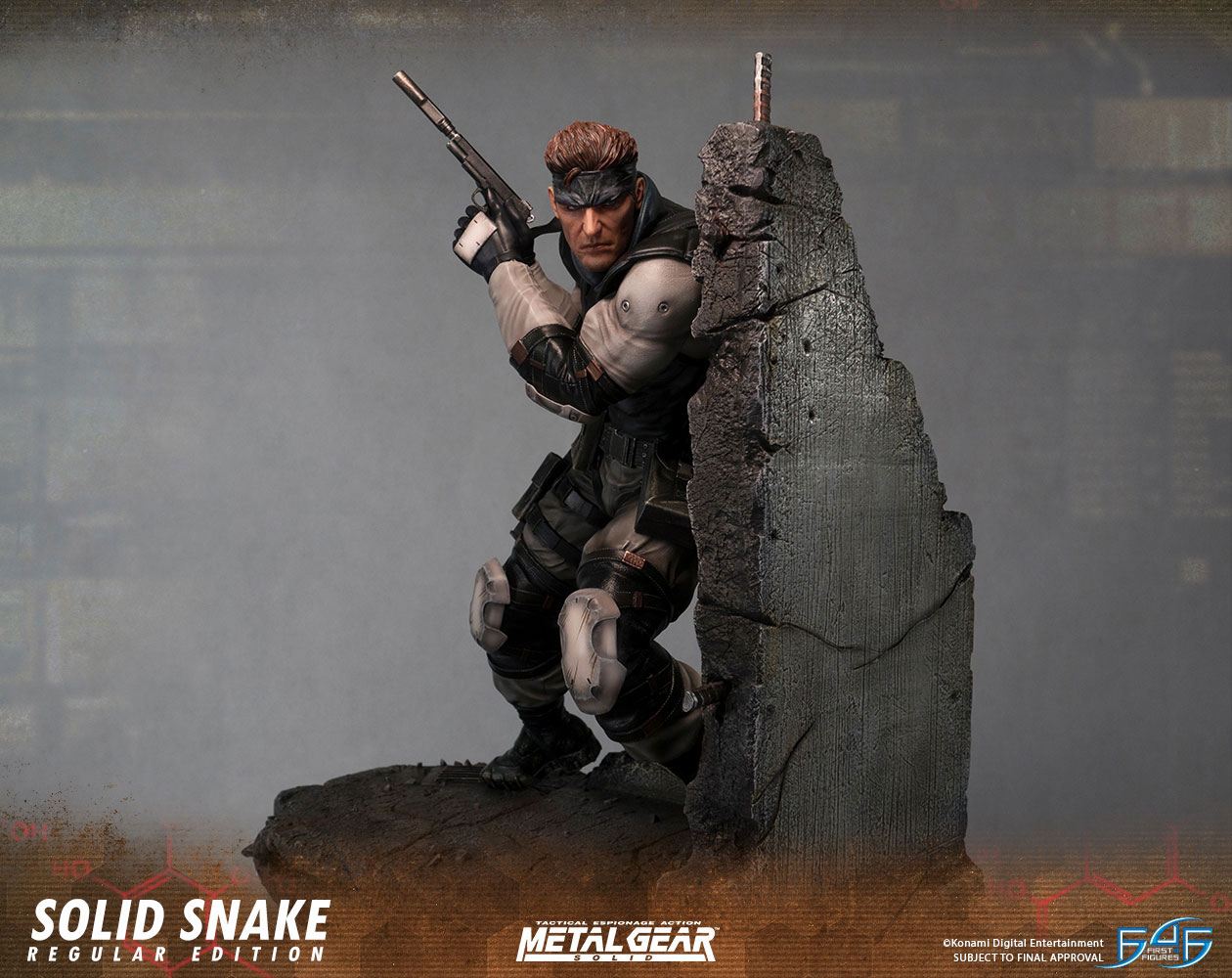 Metal Gear Solid Statue Solid Snake 44 cm