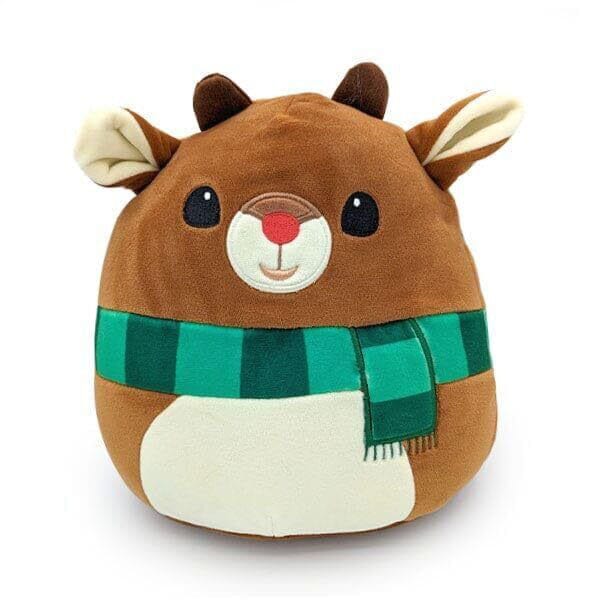 Squishmallows 8 Brown Gingerbread With Trapper Hat Plush