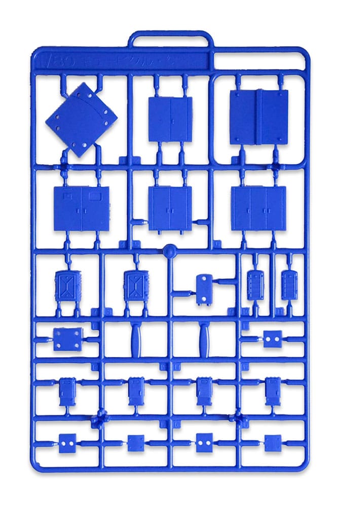 Original Character 1/80 Plastic Model Kit 1/80 Pop Another World Series Relay box/Cubicle Blue 3 cm