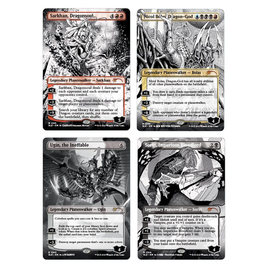 Magic the Gathering Secret Lair: Borderless Planeswalkers WPN Exclusive english