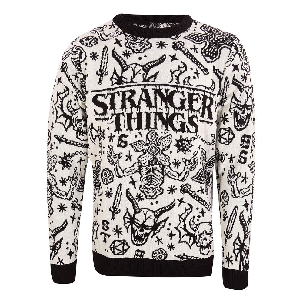 Stranger Things Sweatshirt Christmas Jumper Collage Size M