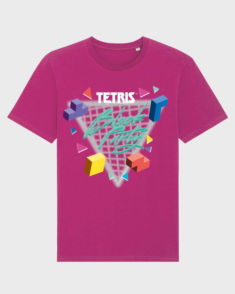 Tetris T-Shirt 90s Block Party! Pink Size XL