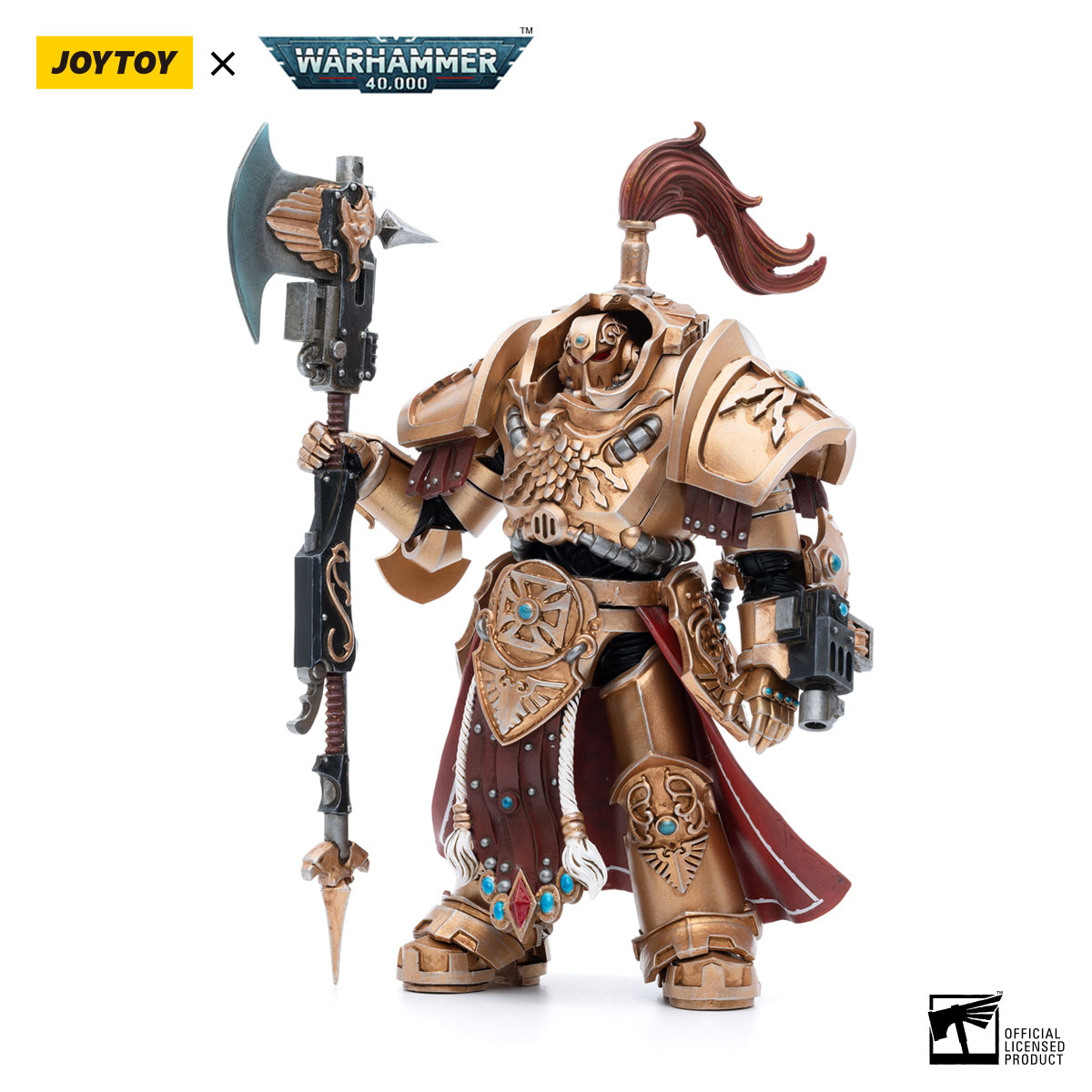 Warhammer 40k Action Figure 1/18 Adeptus Custodes Allarus Custodian Osyr Archimaxes 14 cm