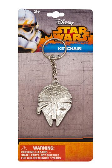 Star Wars Episode VII Metal Keychain Millenium Falcon