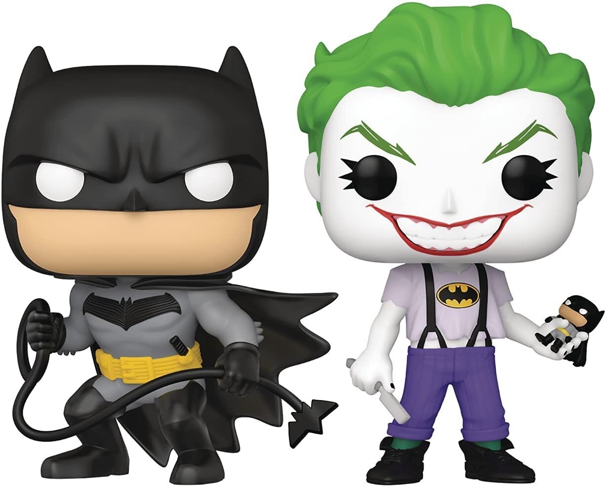 Funko Pop! DC Super Heroes 2-Pack: White Knight Batman & Joker - special edition sticker